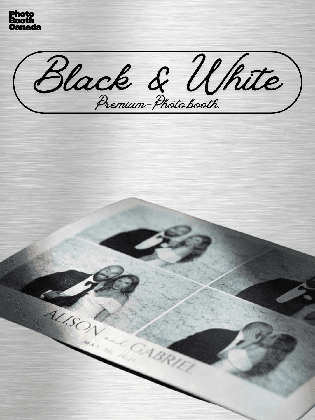 Black and White Photobooth