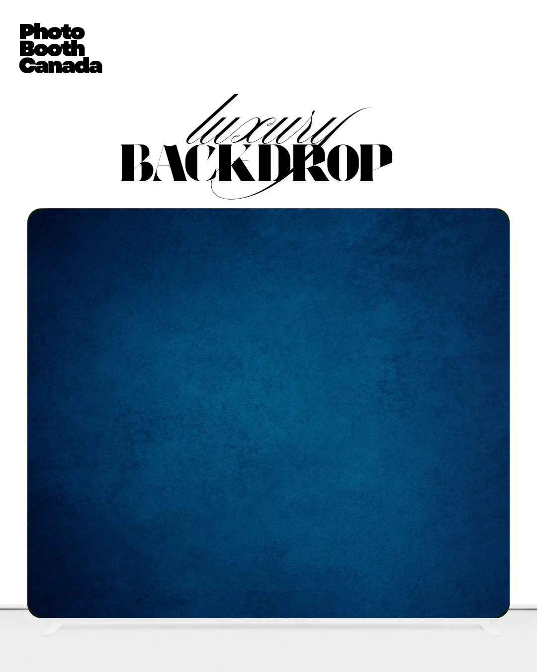 Royal blue backdrop demonstrating trust and authority psychology